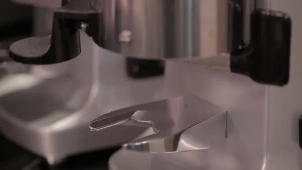 Kahve makinesi kılavuz espresso — Stok video
