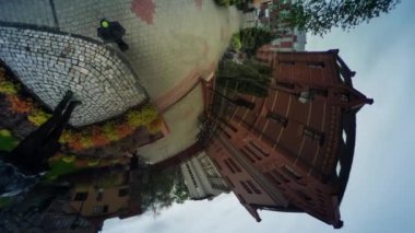 Şehrin tarihi bölgesinde 360 derece VR panoraması