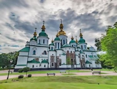 Ayasofya Katedrali Kiev Timelapse hareket