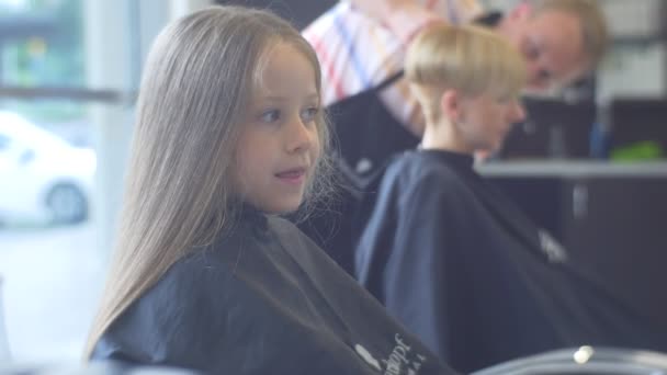 Hairdressers Are Work Over Creation Of Hairstyles For The Visitors