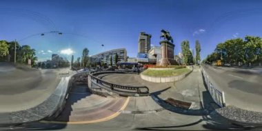 360vr Video. Nikolay Shchors anıt. Kiev