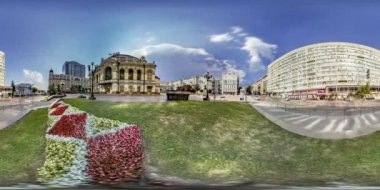 360vr Video. Kiev Ulusal Opera Binası.