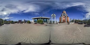 Ukrayna 'nın başkenti Kyiv' de 360 derece VR panorama