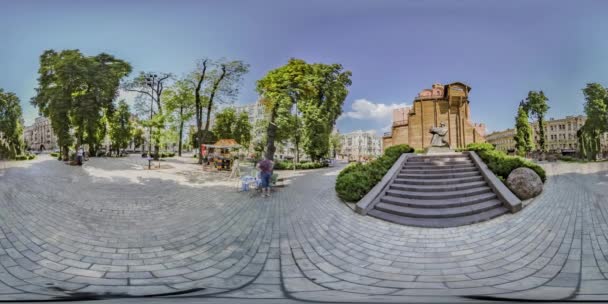 360Vr Video. Golden Gate in Kiev. — Stock Video