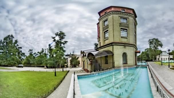 Museo dell'acqua vicino allo spazio europeo, Kiev . — Video Stock