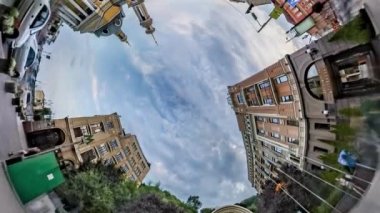 Tavşan deliği gezegen 360 derece. Kiev. Füniküler.