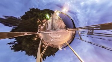Küçük küçük gezegen 360 derece. Yaya Bridge2