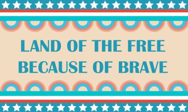  Bağımsızlık günü. Amerika Birleşik Devletleri. Vektör