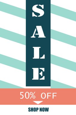  Afiş satış. Vektör