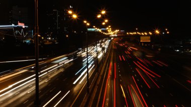 gece karayolu hareket