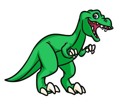 Dinozor Tyrannosaurus Rex çizgi film