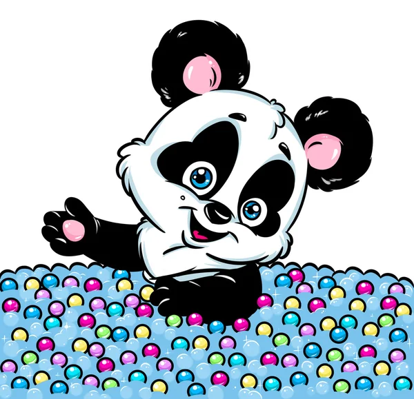 Panda many sweets candy — Stock Photo, Image