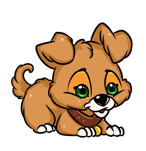 Little puppy cartoon — Stock Photo, Image