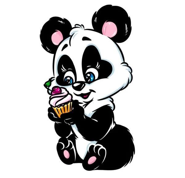 Kis Panda torta — Stock Fotó