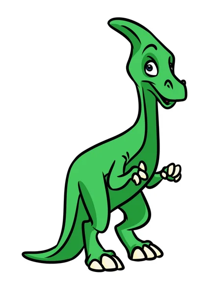 Ilustração de desenhos animados de dinossauro — Fotografia de Stock