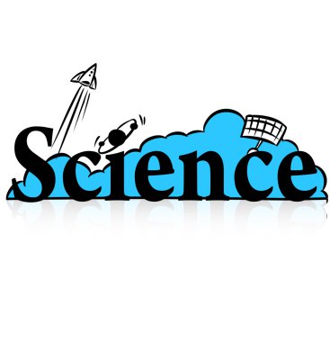 Bilim metin illüstrasyon 