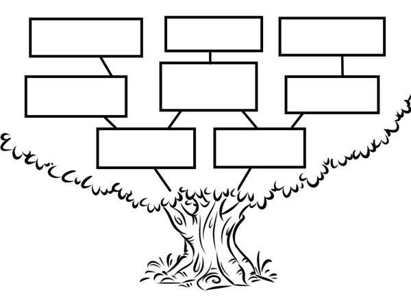 Árvore plano inteligente objetivo cartoon — Fotografia de Stock