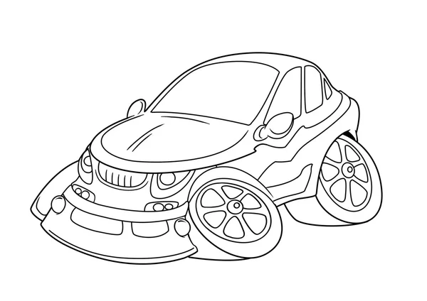 Desenhos animados para colorir carros — Fotografia de Stock