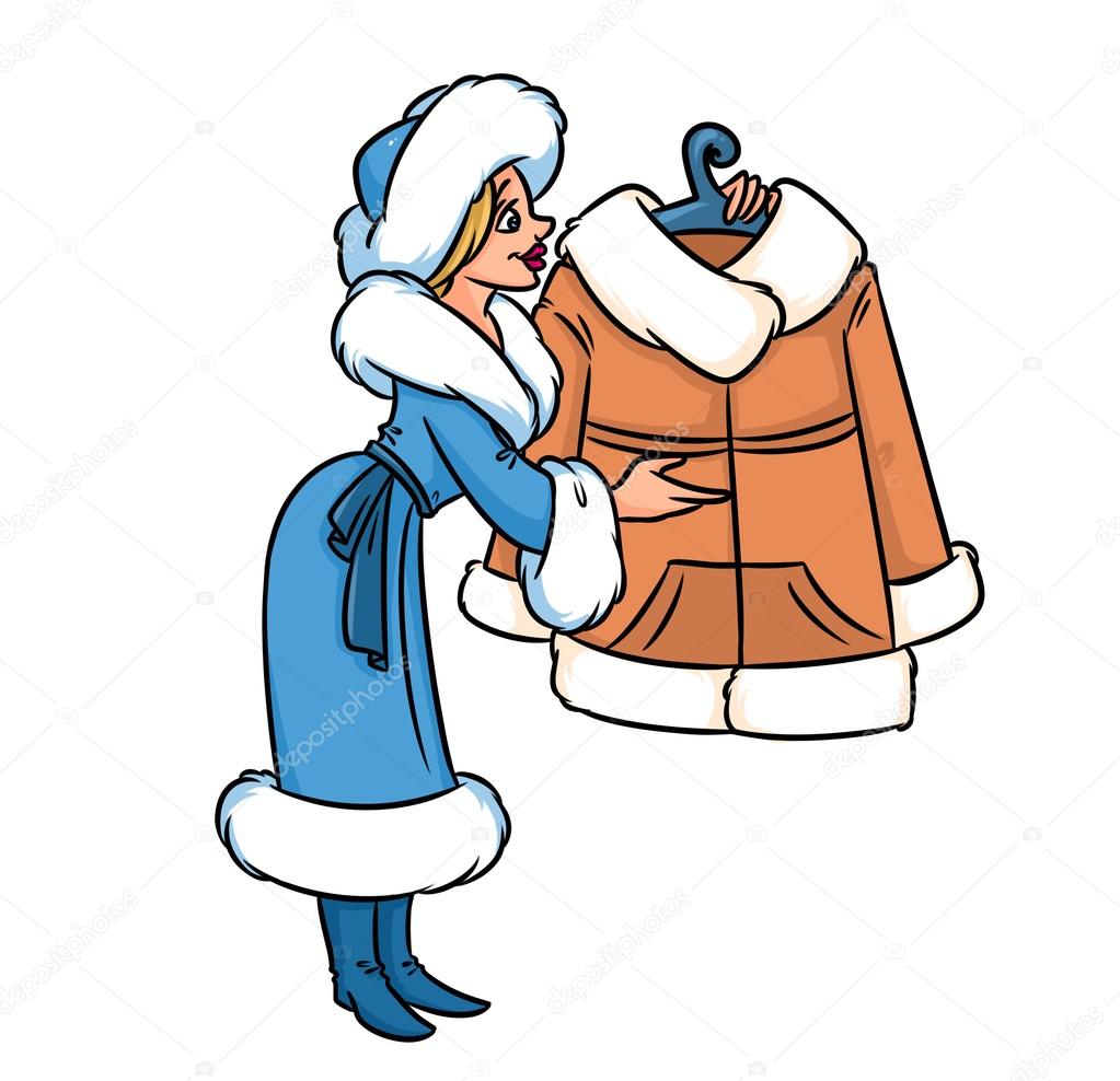 Mulher oferta para comprar roupas quentes desenhos Mulher oferta para comprar roupas quentes desenhos