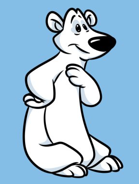 Kutup ayısı karikatür