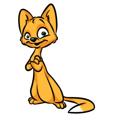 Kedi hayret çizgi film