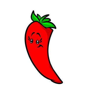 Kırmızı acı biber sebze 