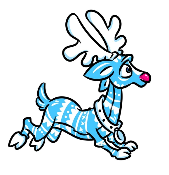 Noruego patrón de renos estilo de dibujos animados —  Fotos de Stock