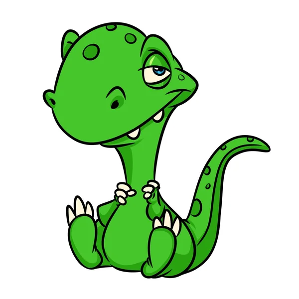 Dibujos animados de lagarto dinosaurio — Foto de Stock