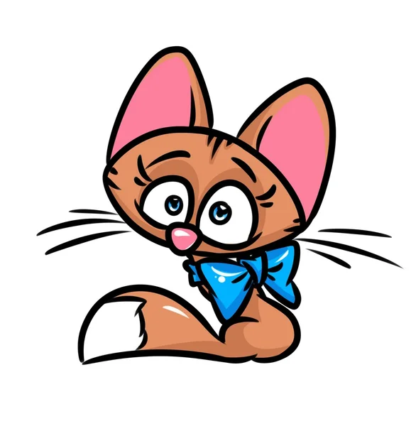 Amaze cat cartoon — Stock Photo, Image