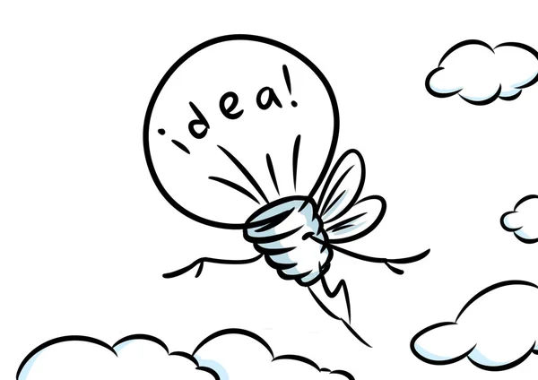 Idea light bulb freedom — Stock Photo, Image