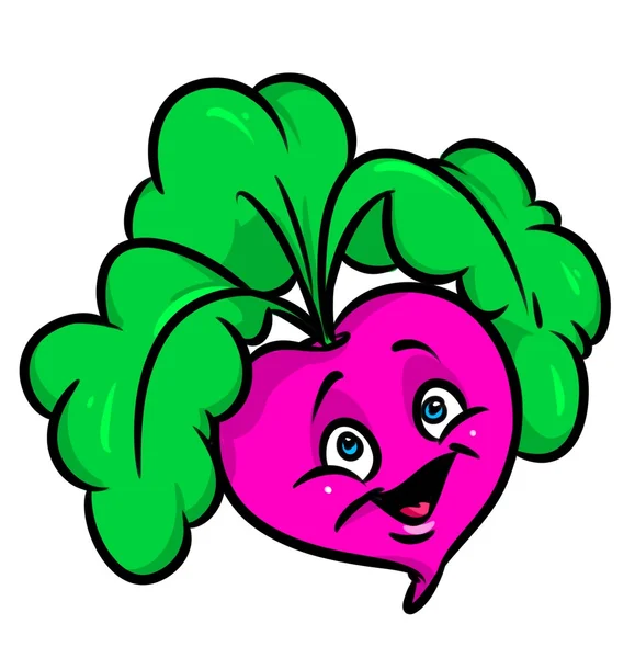 Vrolijke plantaardige cartoon — Stockfoto