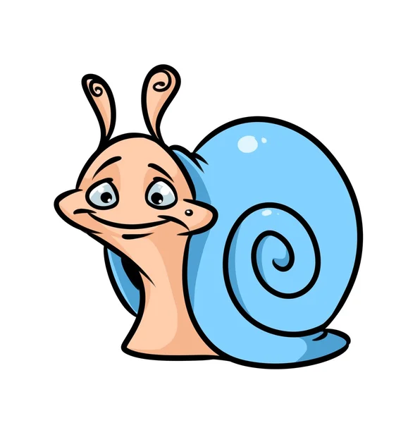 Pequeño caracol de dibujos animados — Foto de Stock