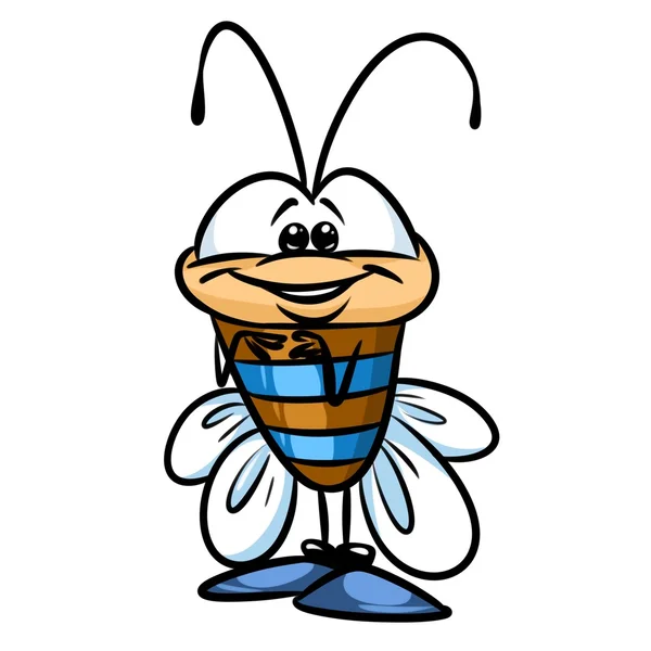 Besouro mosca inseto desenhos animados — Fotografia de Stock