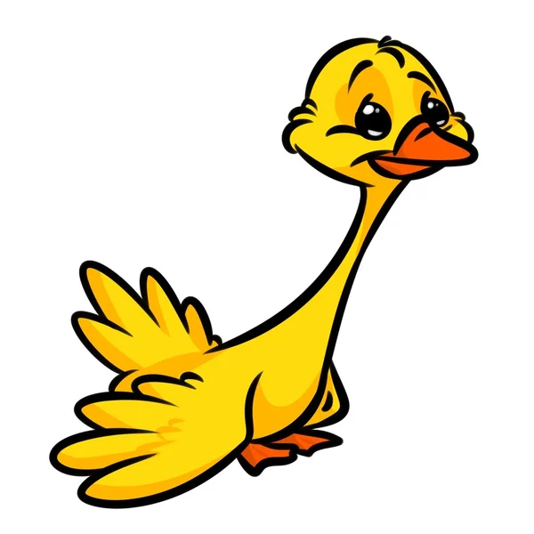 Pequeño patito amarillo — Foto de Stock