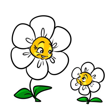 Daisy flower mother child