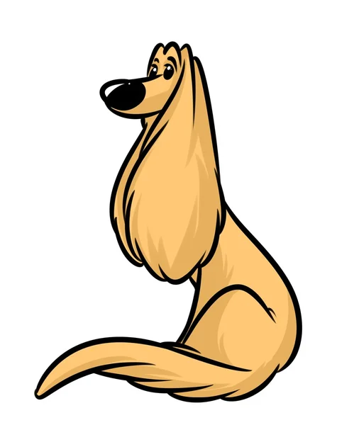Cão desenho animado ilustração — Fotografia de Stock