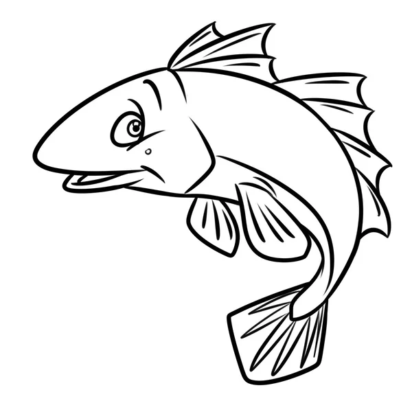 Balık boyama sayfaları çizgi film