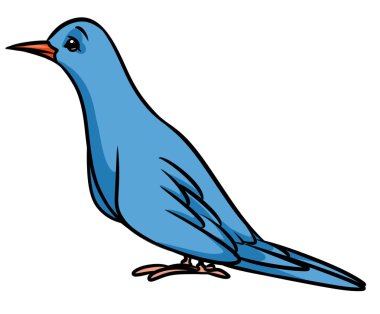 Mavi kuş çizgi filmi