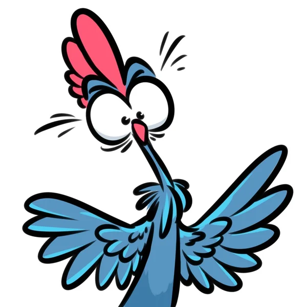 Kurczaka paskudnik kreskówka — Zdjęcie stockowe