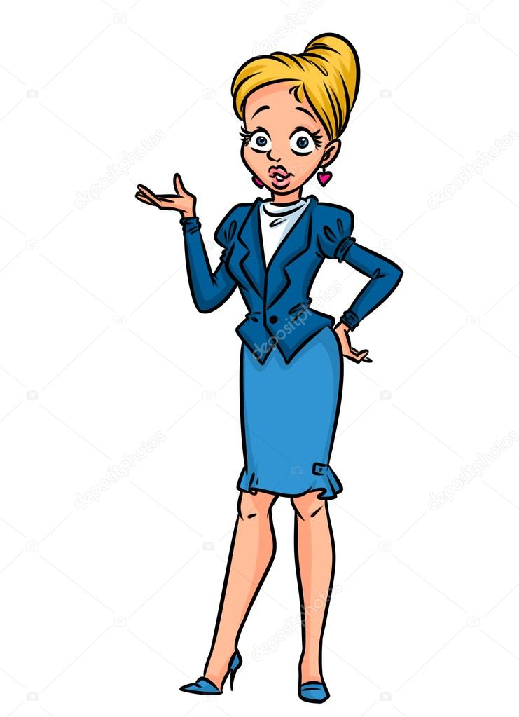 Dame Vollbusige Cartoon Kuessen