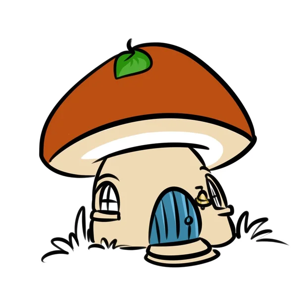 Mushroom House Fairy Tale — Stock Photo, Image