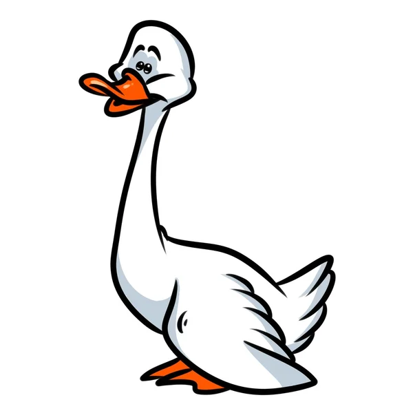 White goose cartoon