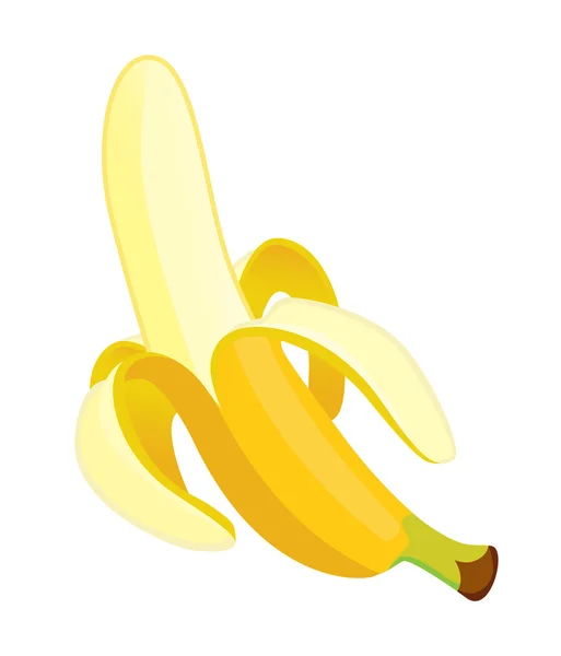 Ένα καθαρισμένο μπανάνας — Διανυσματικό Αρχείο