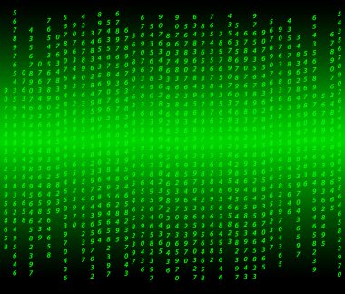 Soyut bilgisayar kodu.