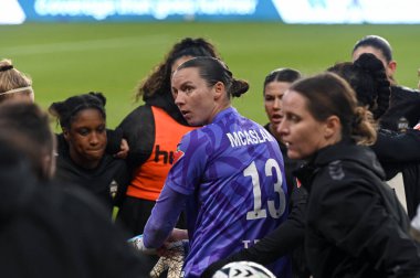 Toronto, ON, Kanada - 15 Kasım 2025: # 13 Morgan McAslan, Vancouver Rise FC 'nin kalecisi Vancouver Rise - AFC Toronto maçı sırasında BMO Field' da (Score 1: 2, Vancouver Rise kazandı))