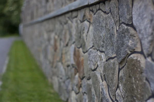 Stone fence Granite — Stock Photo, Image