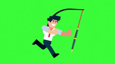 Canlandırılmış Karakter Kovalama Yazma Aracı