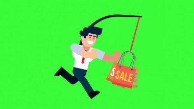 Canlandırılmış Karakter Kovalama İndirimli Alışveriş Çantaları