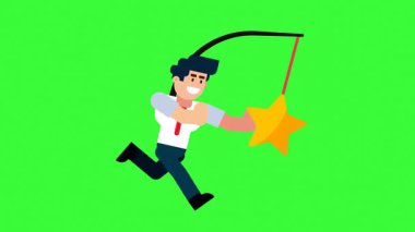 Animasyon Karakteri Başarı Peşinde