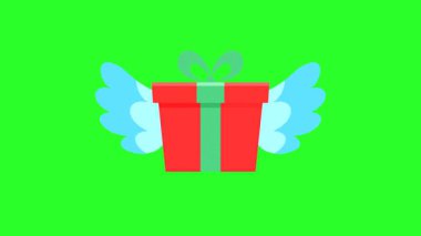 Hızlı Teslimat ve Sürpriz Konsepti Kanatlı Uçan Hediye Kutusu